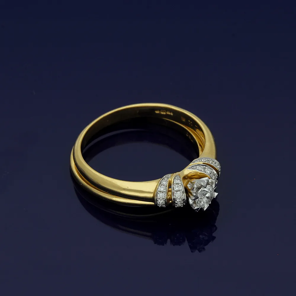 18ct Yellow Gold Diamond Bridal Set