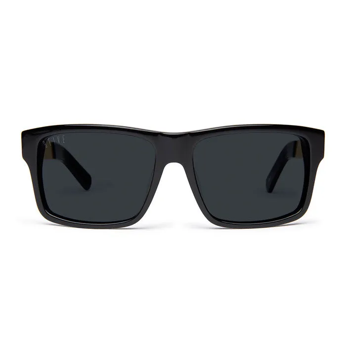 9Five Caps LX Black 24K Gold Sunglasses