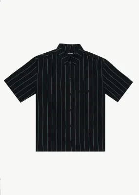 AFENDS Mens Pin Head - Short Sleeve Shirt - Black