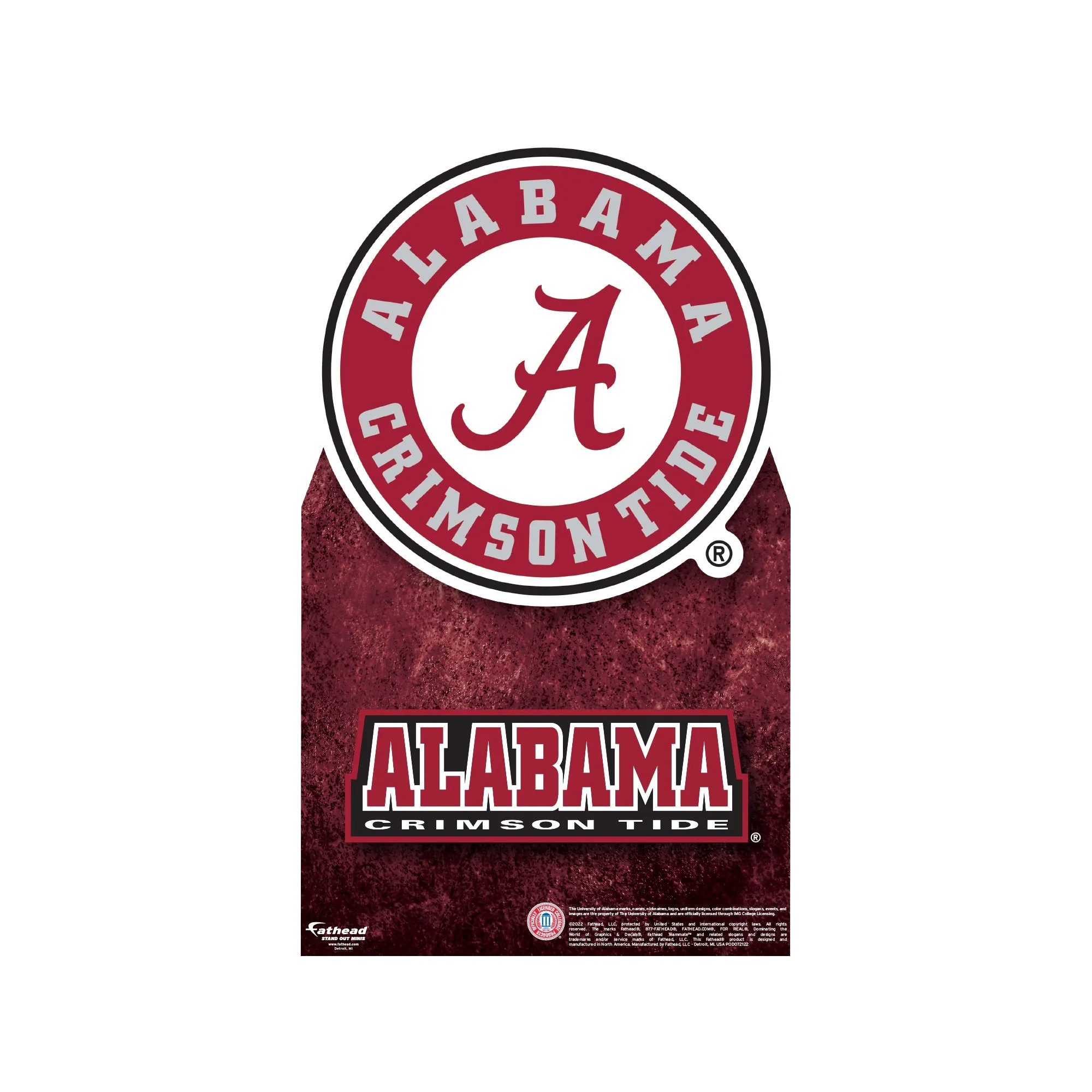 Alabama Crimson Tide: Mini Cardstock Cutout - Officially Licensed NCAA Stand Out