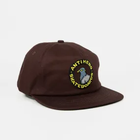 Anti Hero Skateboards - Pigeon Round Snapback Cap - Brown