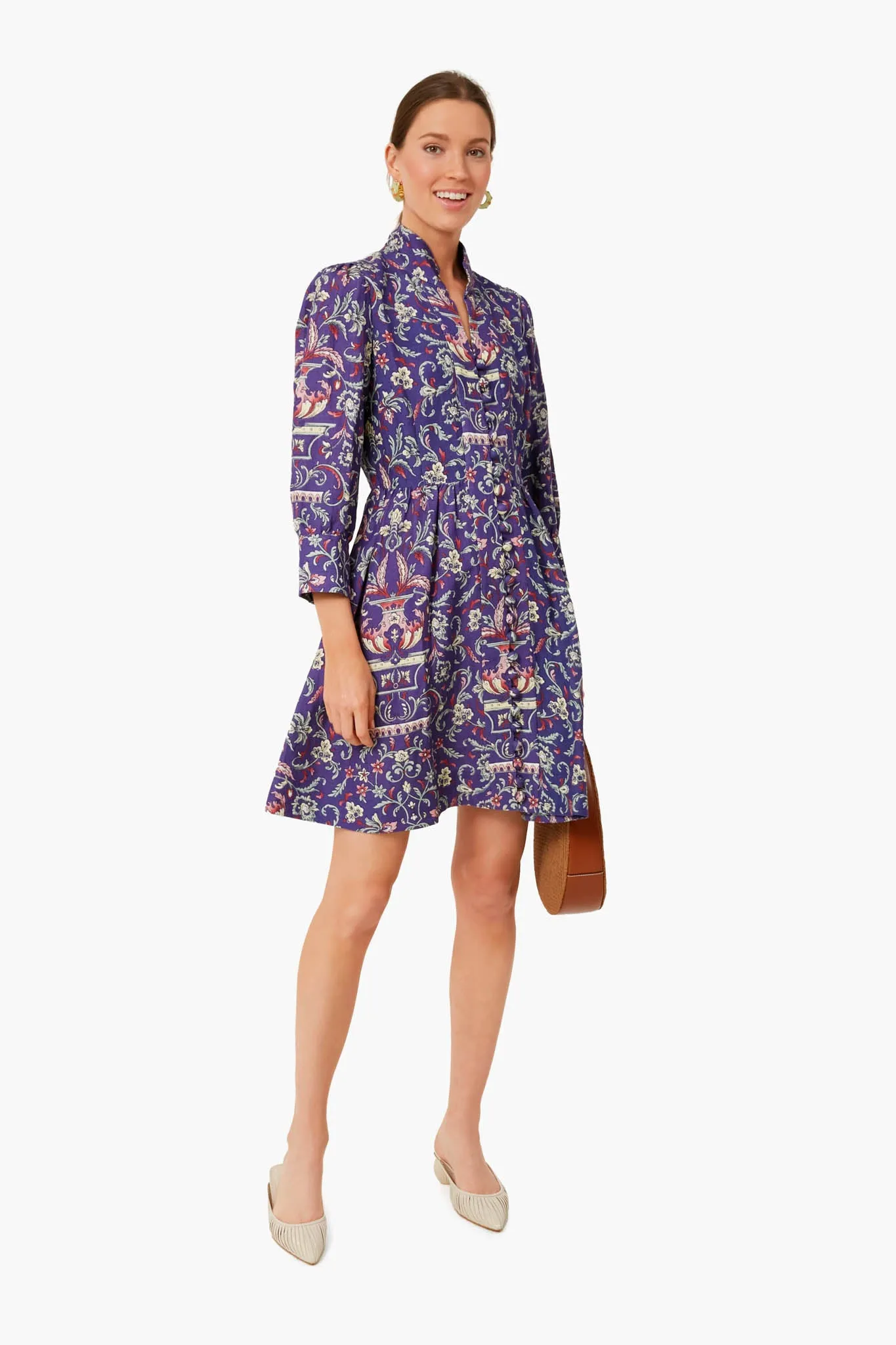 Avignon Aubergine Eliana Dress