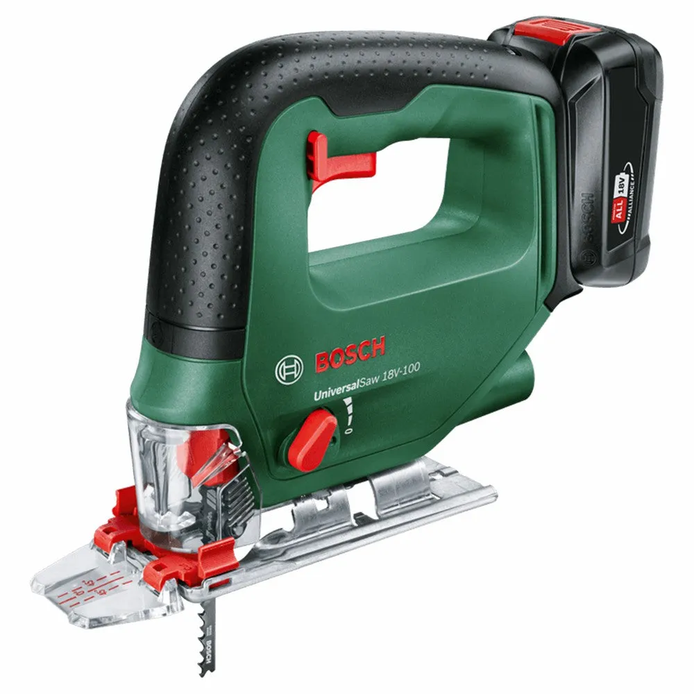 Bosch 18V-100 Universal Cordless Jigsaw - Green&Black | 0.603.011.170