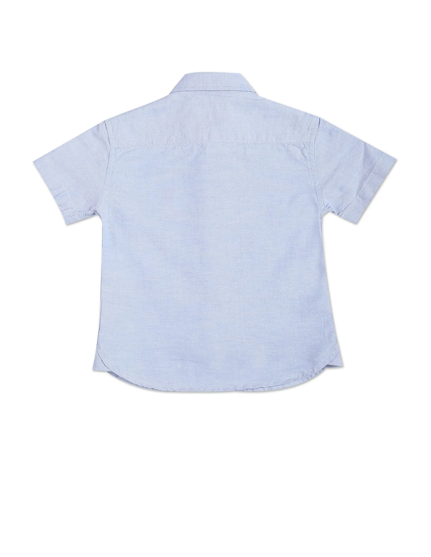 Boys Solid Oxford Shirt