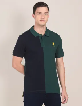 Colour Block Polo Shirt