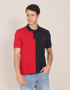 Colour Block Polo Shirt