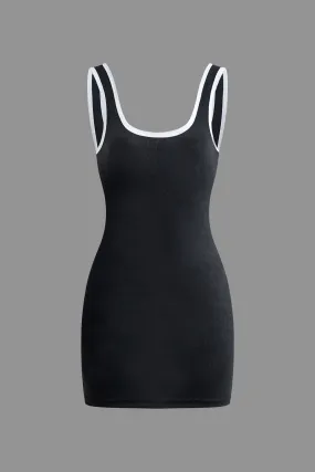 Contrast Tank Mini Dress