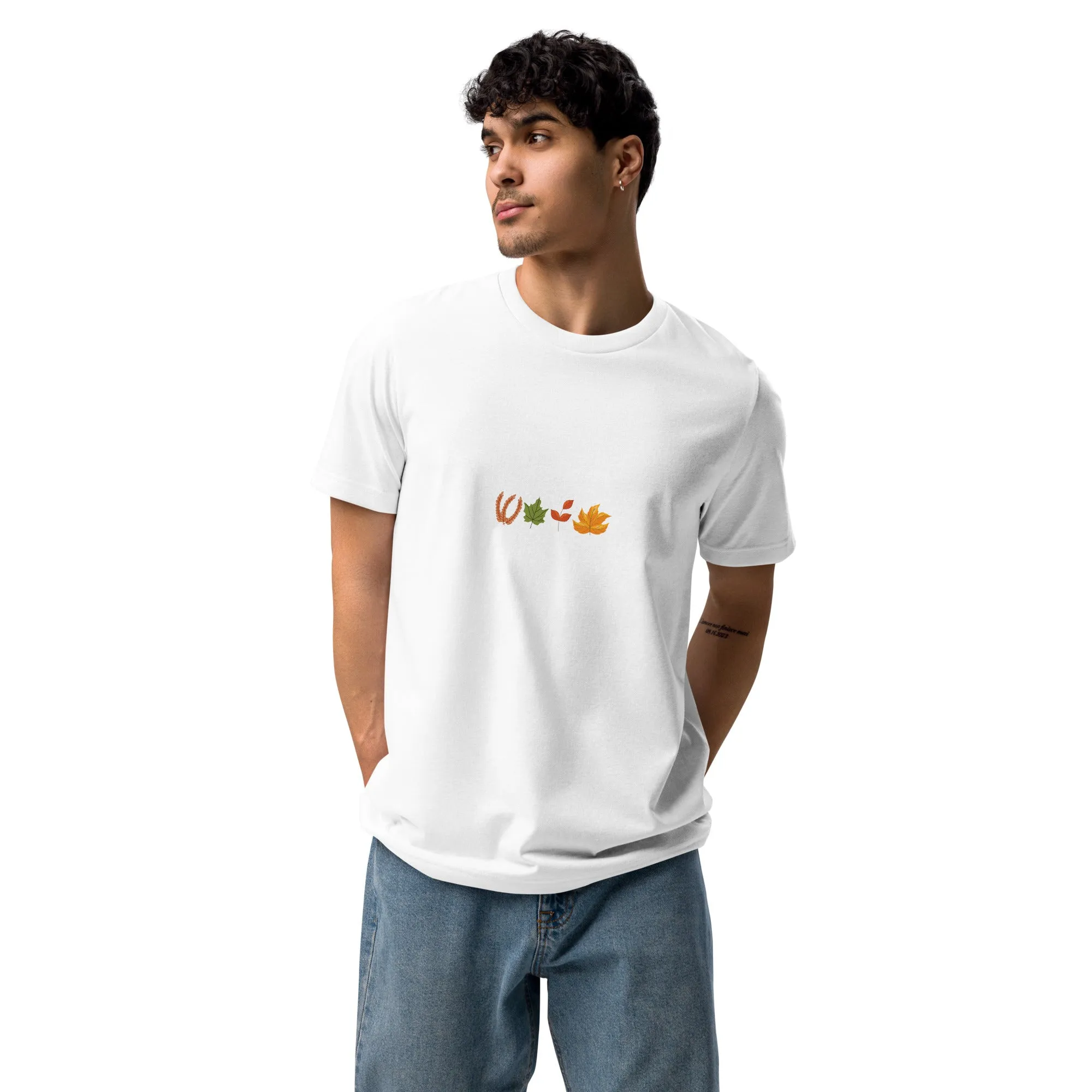 Fall Thanksgiving Graphic Men Staple Eco T-shirt