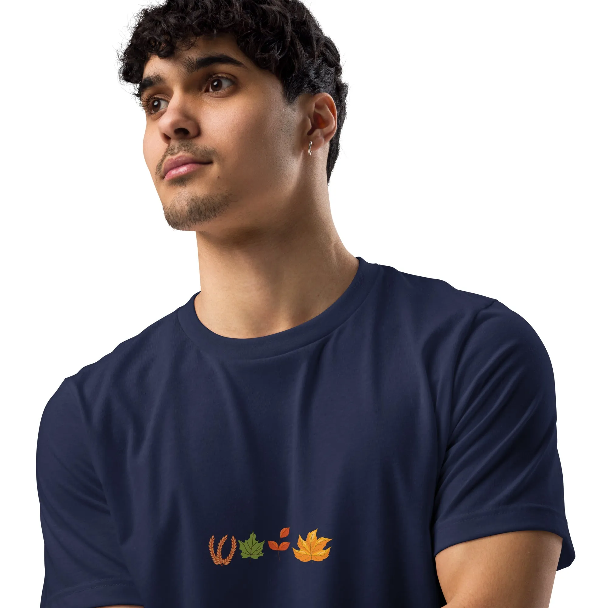 Fall Thanksgiving Graphic Men Staple Eco T-shirt