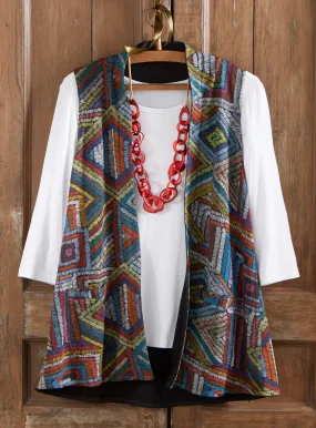 Geometric Illusion Reversible Vest