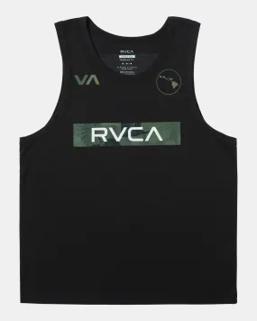 Hawaii Va Box Fill Tank Top - Black