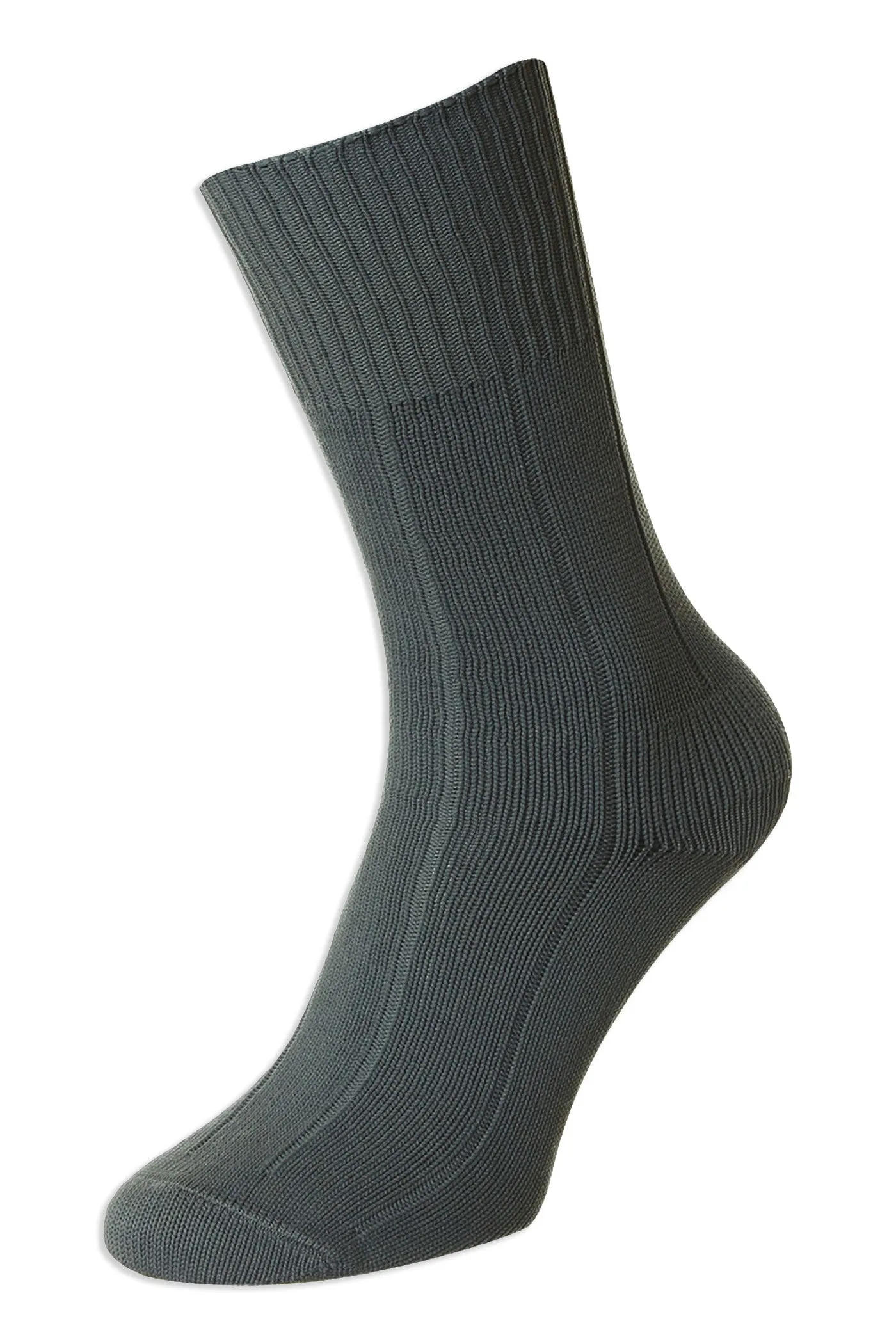 HJ Indestructible Broad Rib Half Hose Sock