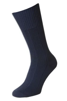 HJ Indestructible Broad Rib Half Hose Sock