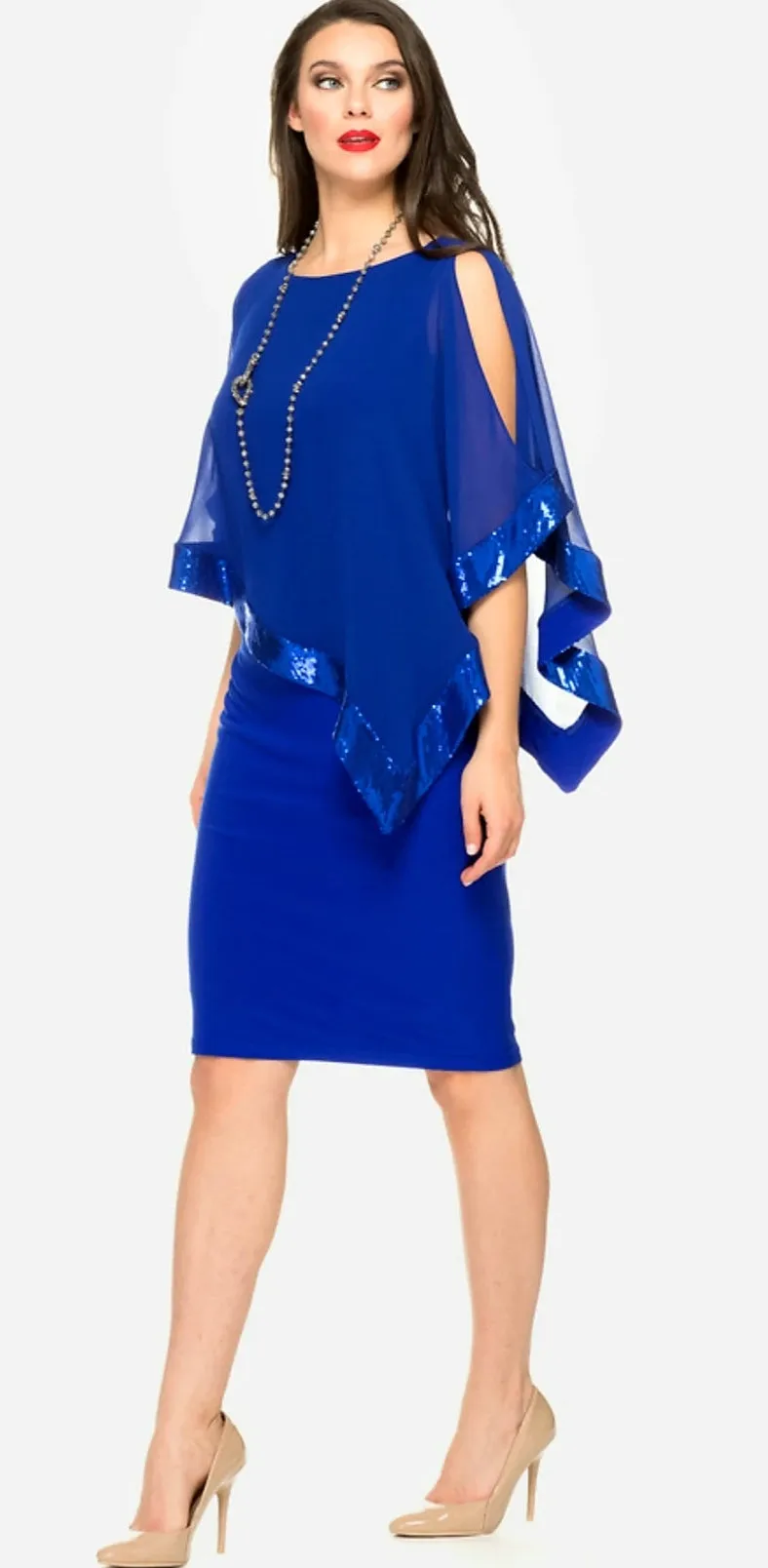 Joseph Ribkoff Shawl Tunic Dress