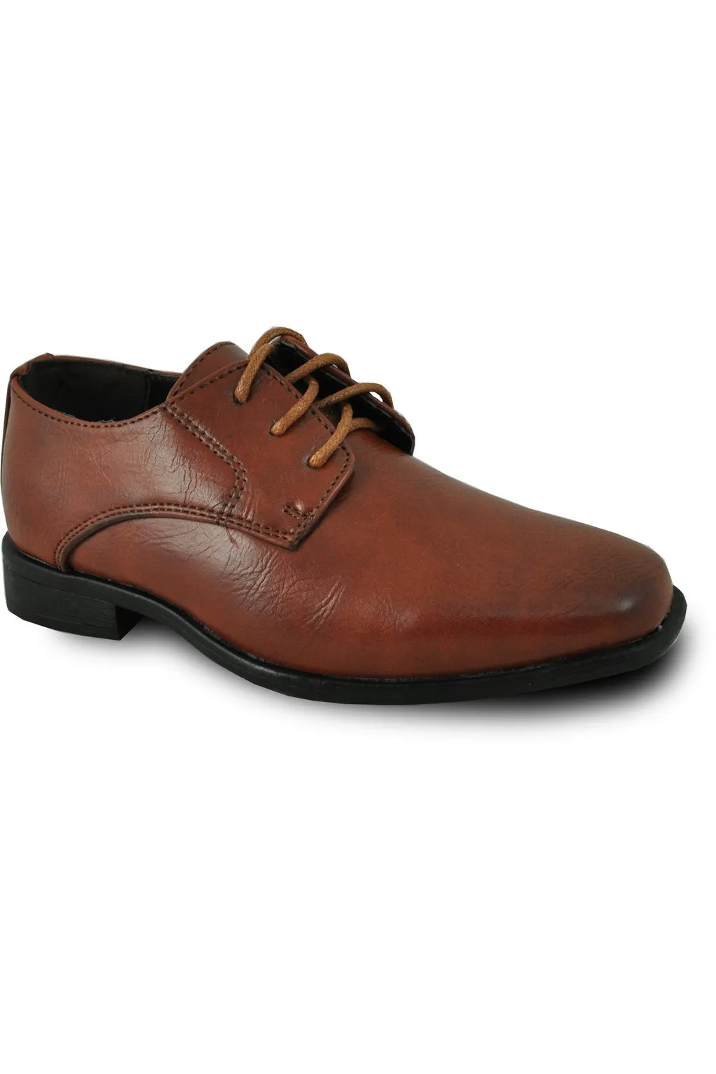 King Kids Brown Dress Shoes