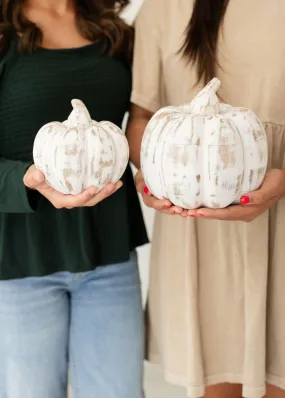 Large White Pumpkin