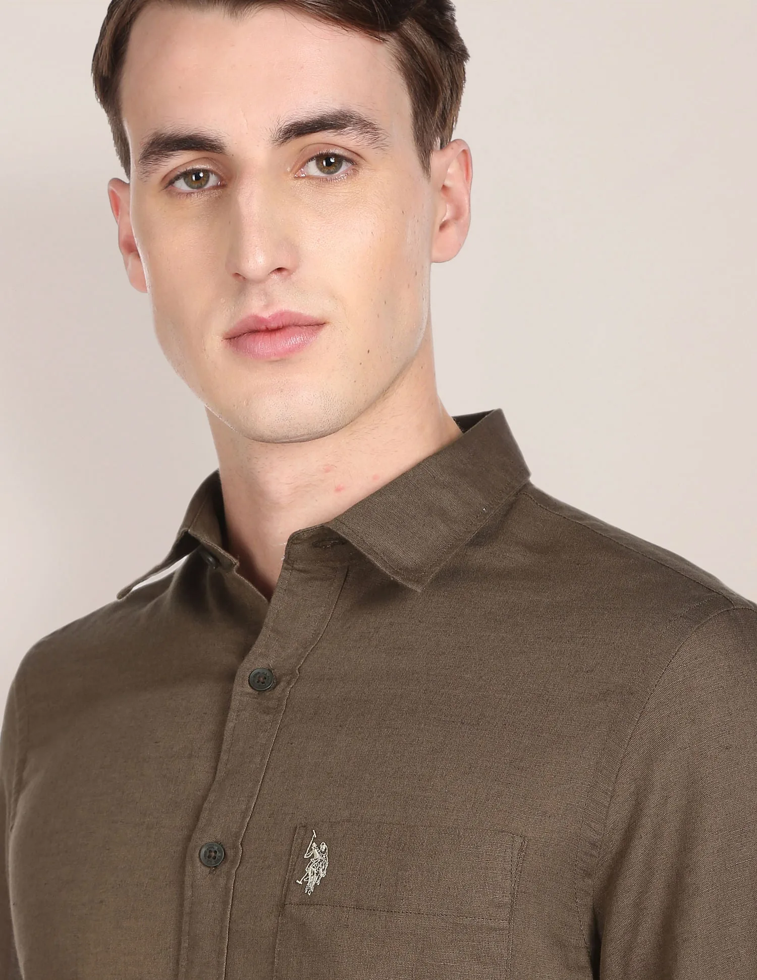 Linen Cotton Tailored Shirt