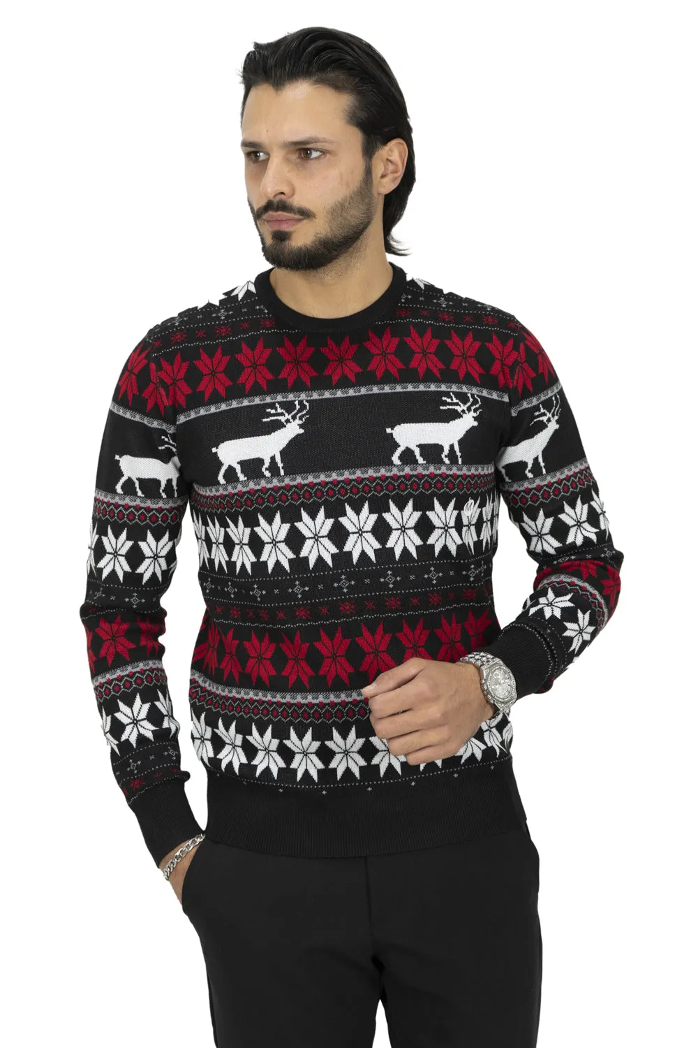 Maglione Christmas Con Renne Art. Mg96