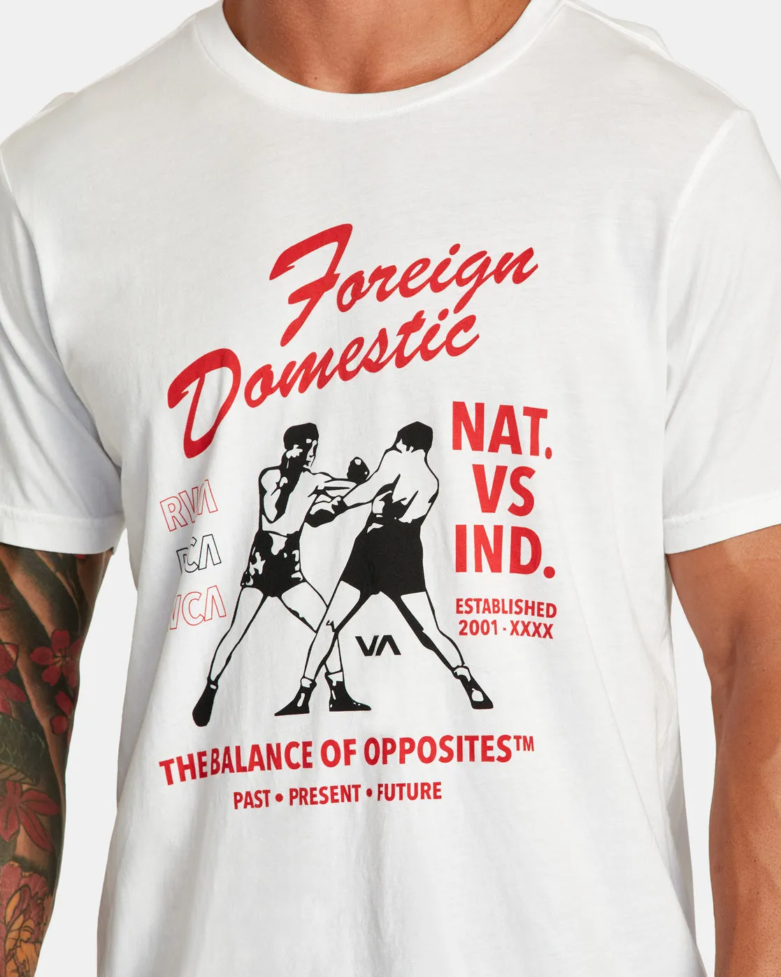 Nat. Vs Ind. Tee - White