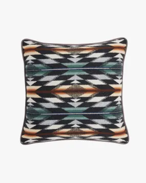 Pendleton Jacquard 18x18 Wool Pillow - Wyeth Trail Oxford