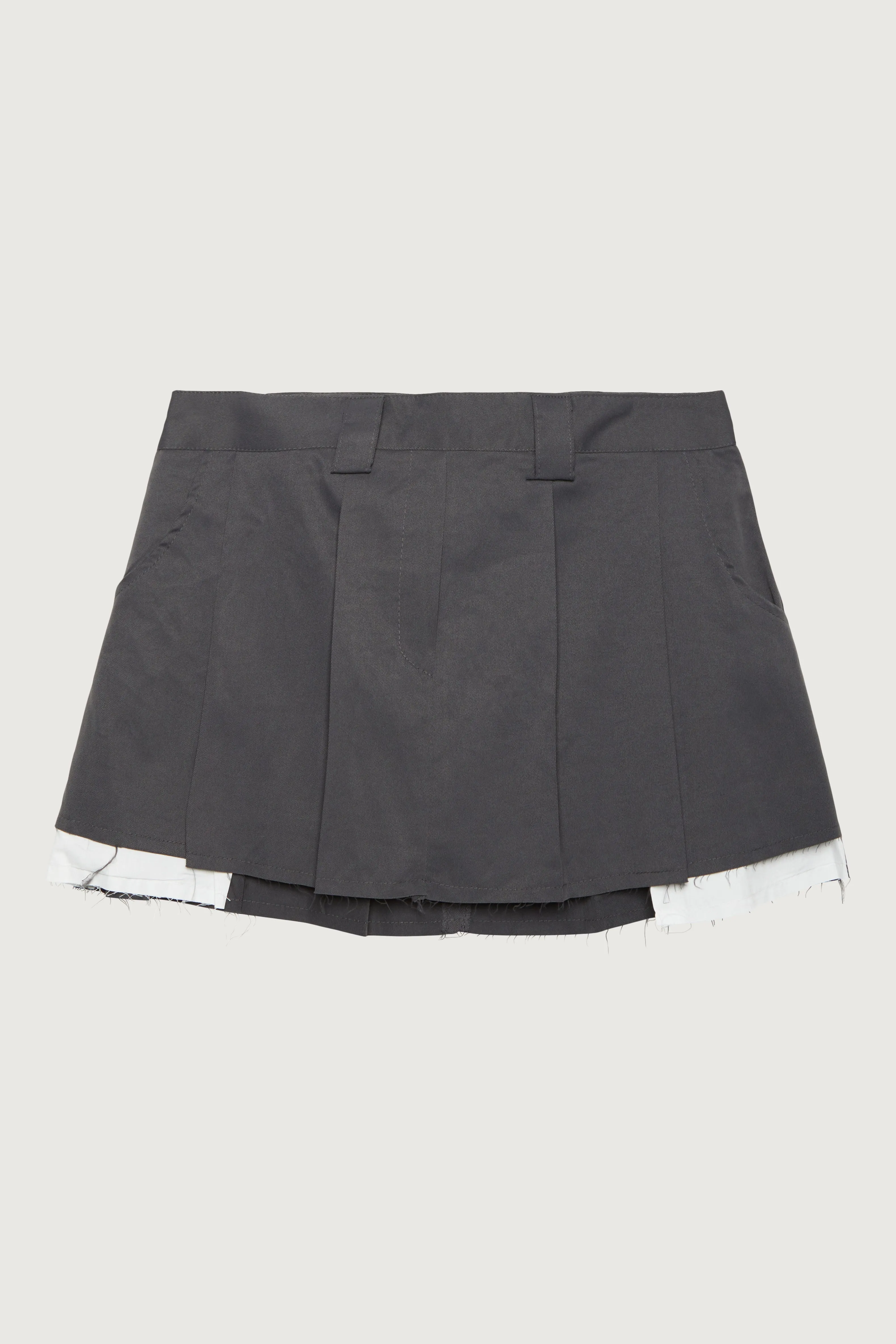 PLEATED MINI SKIRT