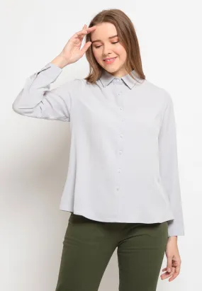 Regular Fit Long Sleeve Blouse