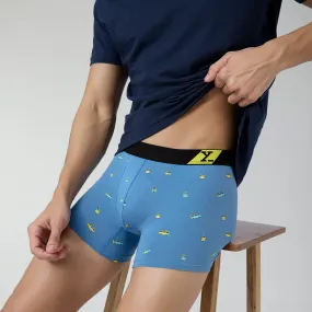 Splash Cotton Stretch Trunks Bus Blue