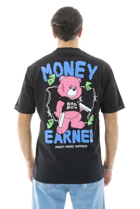 T-Shirt Uomo Stampa Money Earned Art. Ts152