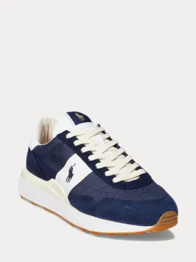 TRAIN 89 SUEDE & OXFORD SNEAKER Marine