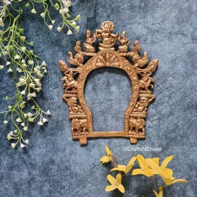 Vintage Brass Prabhavali - Ethnic Wall Decor