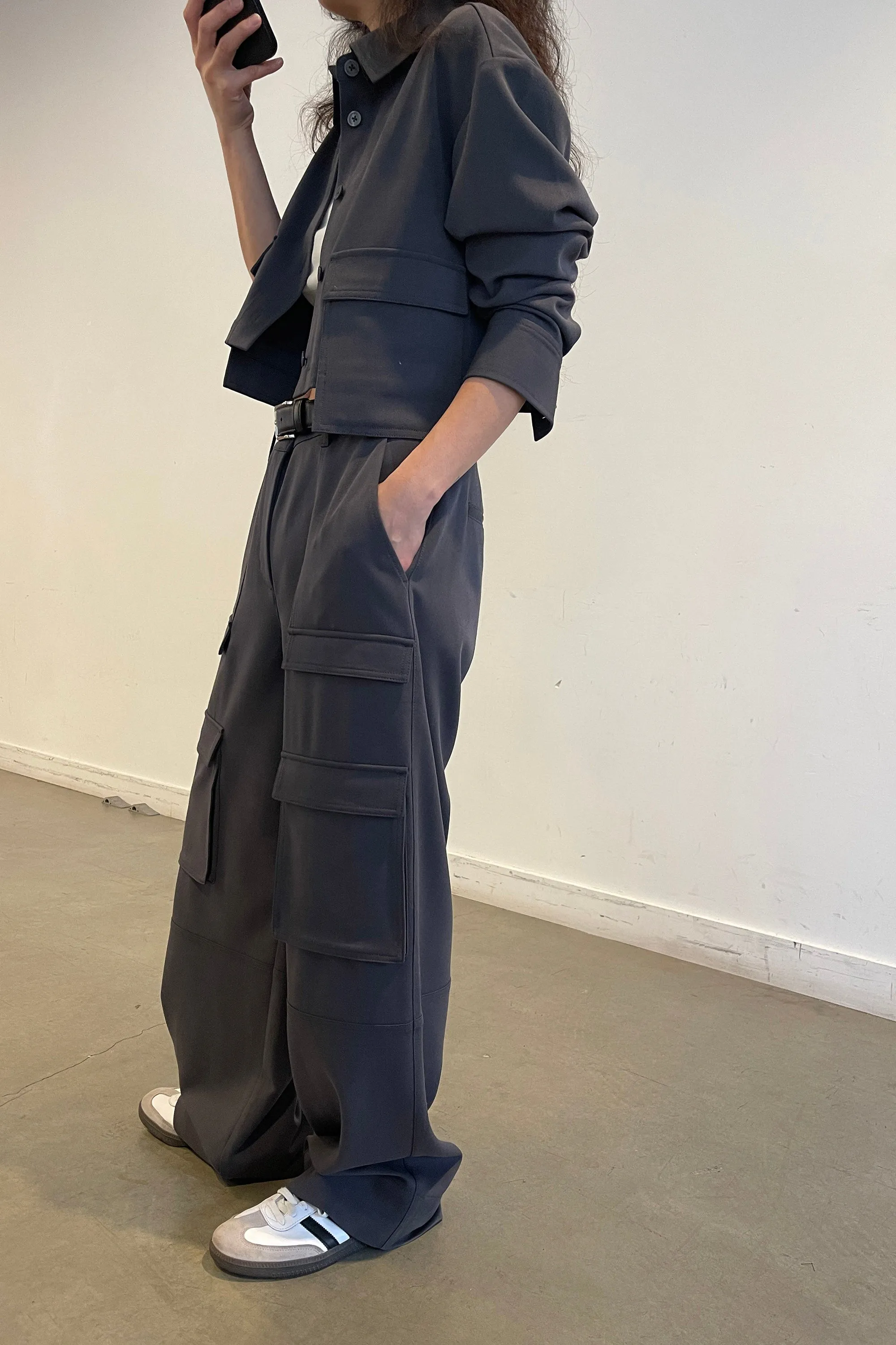 WIDE LEG CARGO PANT